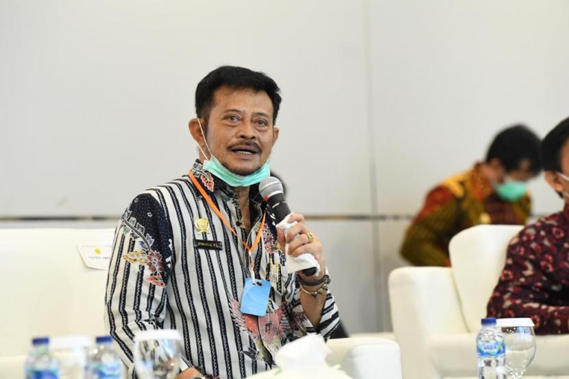 Mentan Syahrul Yasin Limpo anggarkan Rp 1,85 triliun untuk pencegahan corona sektor pertanian.