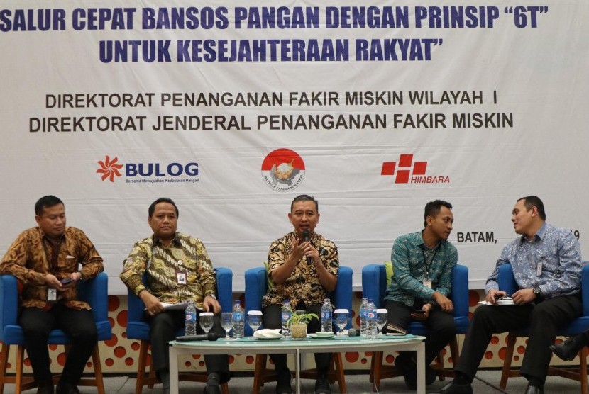 Kementerian Sosial Republik Indonesia menggelar Rapat Koordinasi Pelaksanaan Bantuan Sosial Pangan bersama Perum Bulog pada Kamis (25/7).