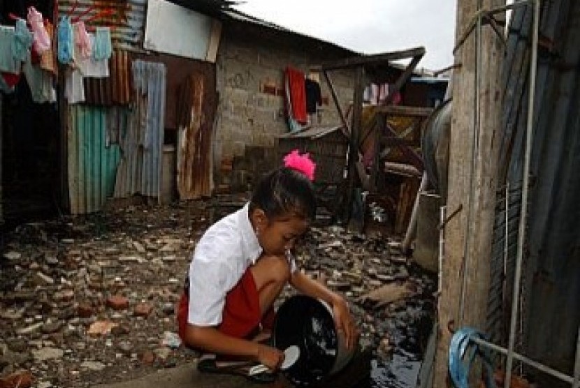 Angka kemiskinan Aceh terbesar di tingkat Sumatra. Foto ilustrasi kemiskinan.