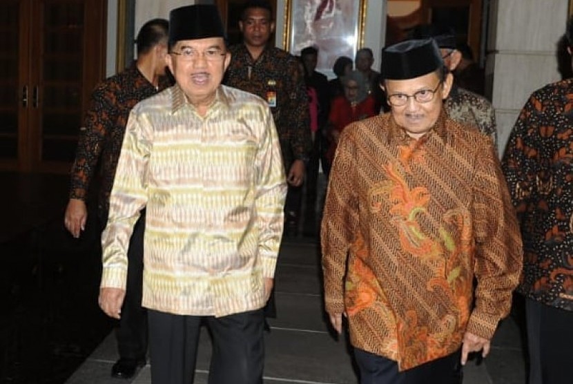 Kenangan Wakil Presiden Jusuf Kalla bersama Presiden ketiga BJ Habibie yang diunggah dalam akun resmi instagram Jusuf Kalla