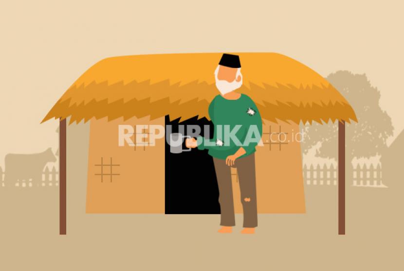 Ilustrasi kemiskinan. Jumlah penduduk miskin di Provinsi Riau sebanyak 493.130 orang.