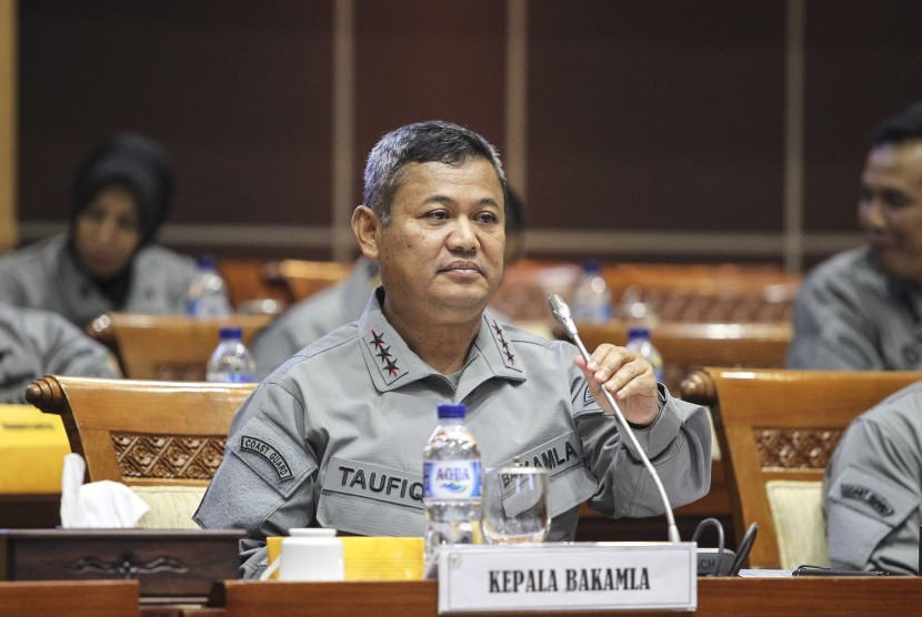Kepala Badan Keamanan Laut (Bakamla) Laksamana Madya TNI Achmad Taufiqoerrochman