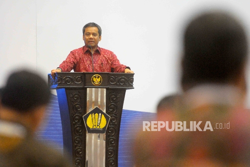 Kepala Badan Kebijakan Fiskal Kementerian Keuangan, Suahasil Nazara. (Republika/Agung Supriyanto)