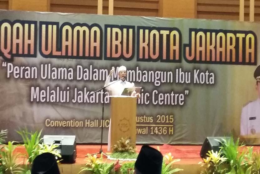 Kepala Badan Manajemen Jakarta Islamic Centre (JIC) KH Ahmad Shodri.