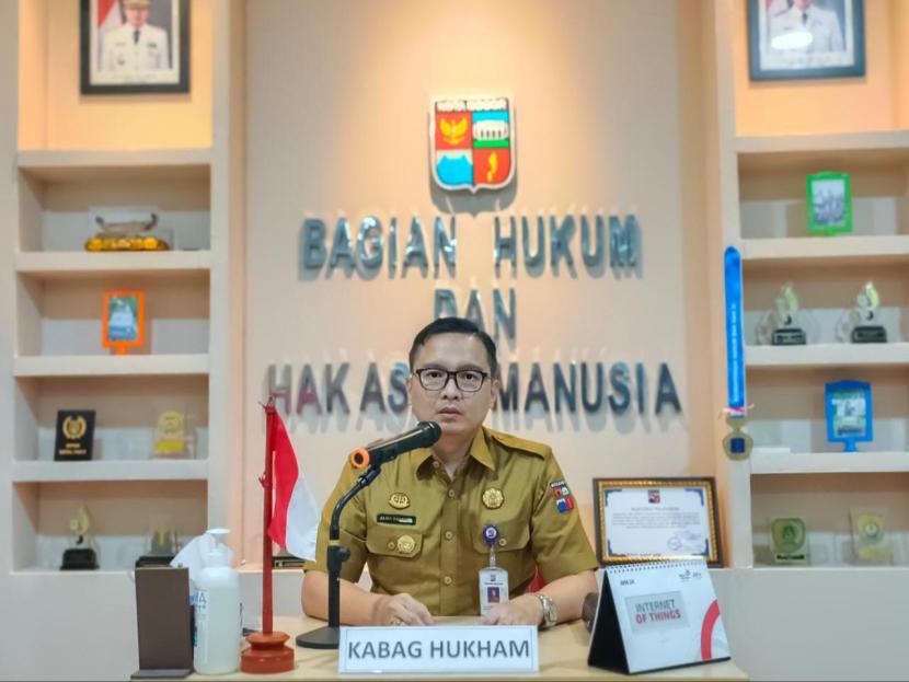 Kepala Bagian Hukum dan HAM pada Sekretariat Daerah Kota Bogor, Alma Wiranta. 