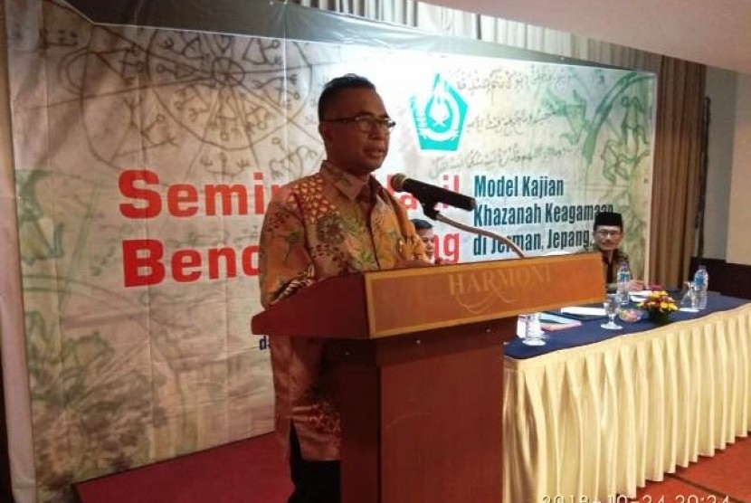 Kepala Balitbang Diklat Kemenag Prof Abdurrahman Mas'ud