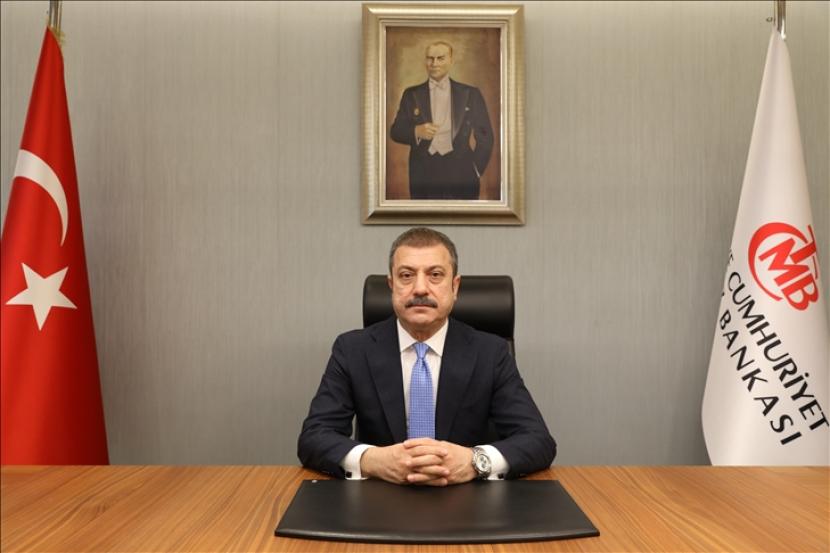 Kepala Bank Sentral Republik Turki (CBRT), Sahap Kavcioglu. (CBRT - Anadolu Agency)