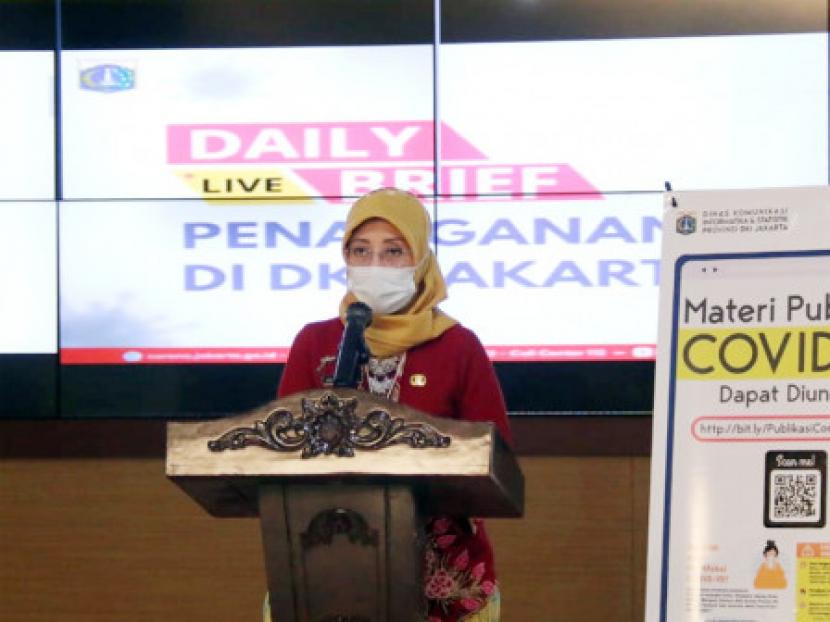 Kepala Bidang Pencegahan dan Pengendalian Penyakit Dinas Kesehatan (Dinkes) DKI Jakarta, Dwi Oktavia.