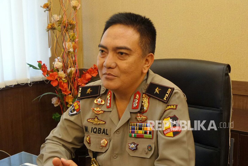 Kepala Biro Penerangan Masyarakat Polri Brigadir Jenderal Mohammad Iqbal