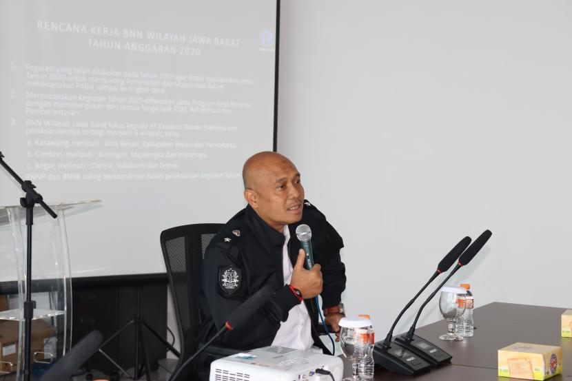 Kepala BNNP Jawa Barat, Brigjen Pol Drs Sufyan Syarif. 
