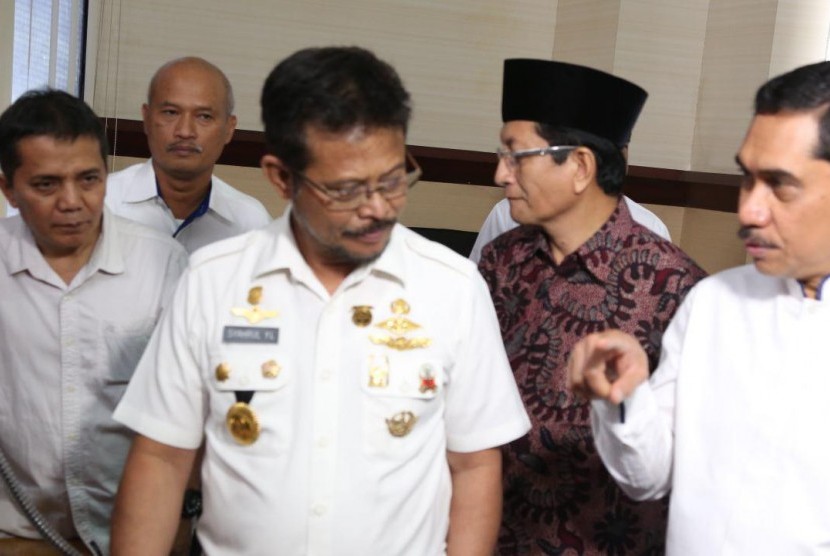 Kepala BNPT Komjen Pol Suhardi Alius dalam sambutannya pada acara yang digelar Aula Rapat Pimpinan Kantor Gubernur Sulawesi Selatan pada Rabu (28/9).