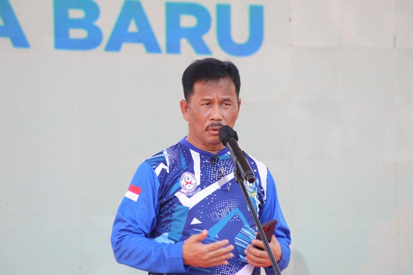 Kepala BP Batam/Walikota Batam Muhammad Rudi secara resmi membuka dan menyambut positif Kejurnas Road Race and Mountain Bike 2024, di Nuvasa Bay, pada Kamis (20/6/2024).