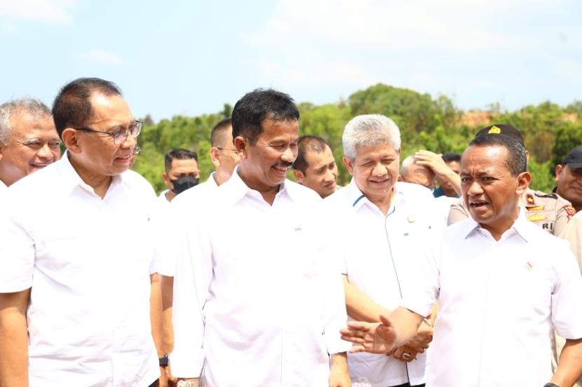 Kepala BP Batam Muhammad Rudi, mengapresiasi dukungan dari Menteri Investasi sekaligus Kepala Badan Koordinasi Penanaman Modal (BKPM) RI Bahlil Lahadalia, dalam percepatan pengembangan Pulau Rempang.