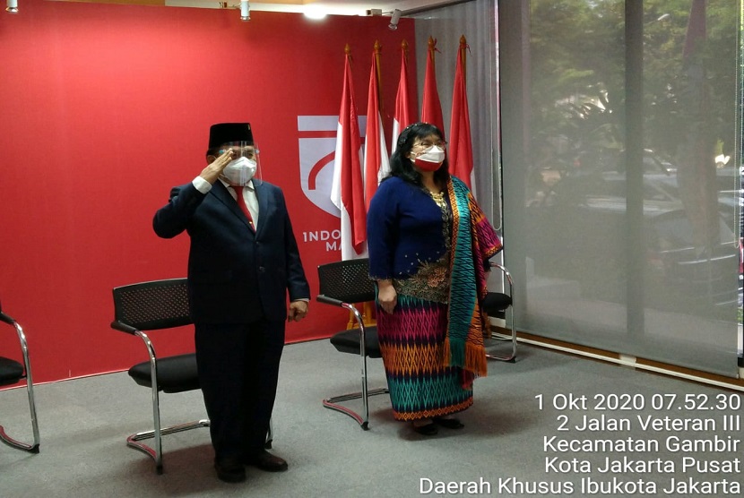 Kepala BPIP, Prof KH Yudian Wahyudi MA PhD, menghadiri peringatan Hari Kesaktian Pancasila secara virtual pagi ini (Kamis, 1 Oktober 2020). Peringatan Hari Kesaktian Pancasila dipusatkan di Monumen Pancasila Sakti, Lubang Buaya, Cipayung, Jakarta Timur.