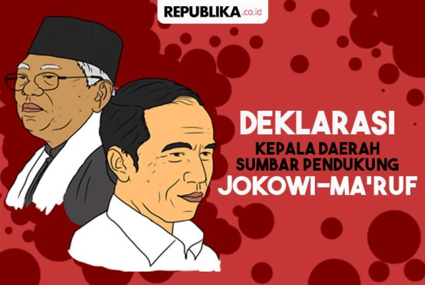 Kepala Daerah Sumbar Pendukung Jokowi-Ma'ruf