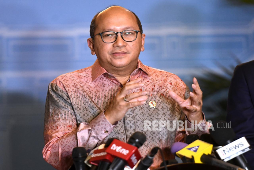 Minister of Investment and Infrastructure, Rosan Perkasa Roeslani at the Presidential Palace in Jakarta, Wednesday (5/3/2025) evening WIB.