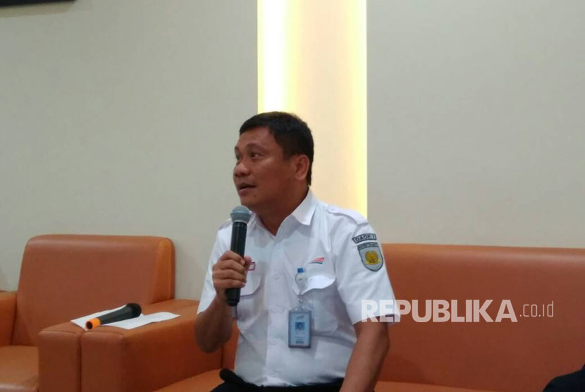 Kepala Daop 1 Jakarta PT KAI mencoba mengklarifikasi tentang pembangunan Jalur Kereta Api di Manggarai, Kamis (27/4).