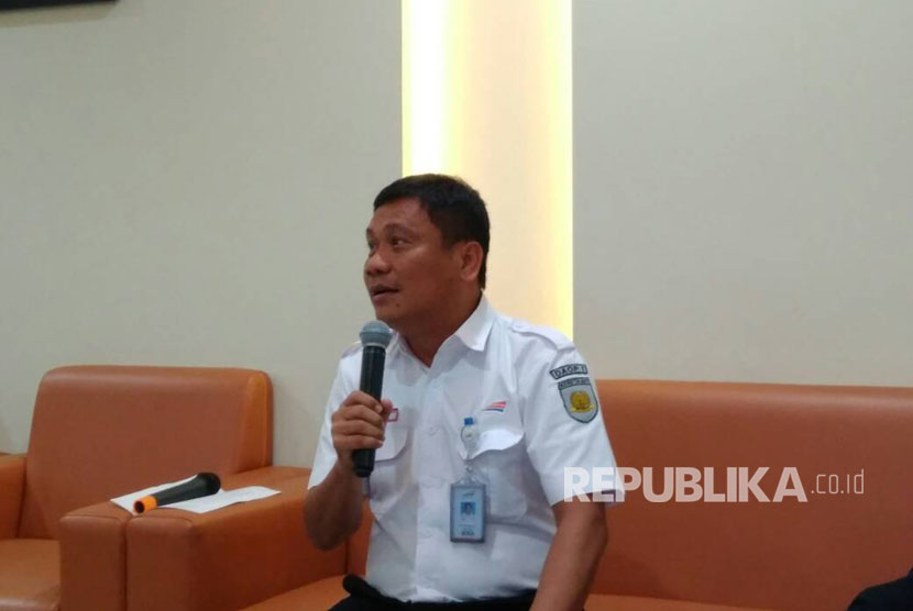 Kepala Daop 1 Jakarta PT KAI, John Roberto mencoba mengklarifikasi tentang pembangunan Jalur Kereta Api di Manggarai, Kamis (27/4).