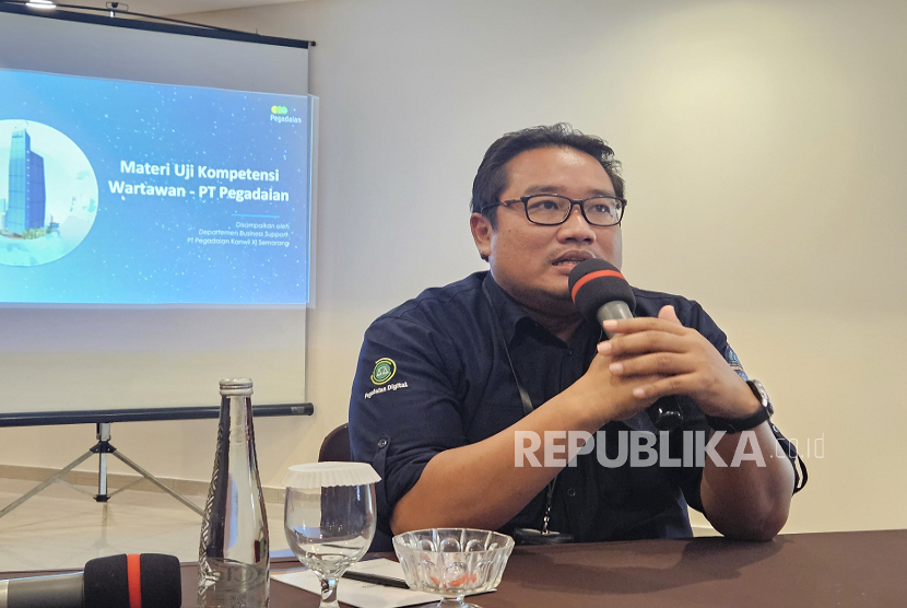 Kepala Departement Business Support PT Pegadaian Kanwil XI Semarang, Tyas Ari Hidayat.