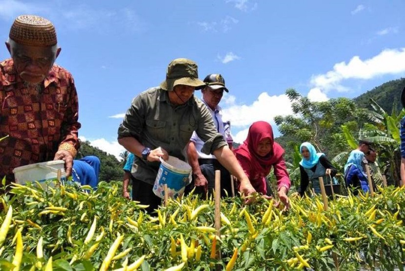 Kepala Dinas Pertanian dan Peternakan Kabupaten Bone Bolango Roswaty Agus mengapresiasi kinerja penyuluh dan petani setempat mendukung pencapaian mandiri pangan