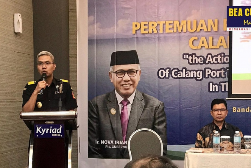 Kepala Kantor Bea Cukai Tanjung Balai Karimun, Bernhard Sibarani.