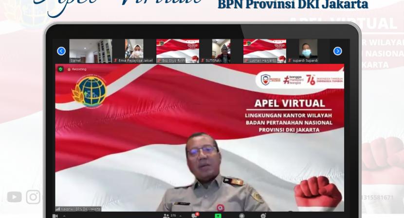 Kepala Kantor Wilayah Badan Pertanahan Nasional (BPN) DKI, Dwi Budi Martono.