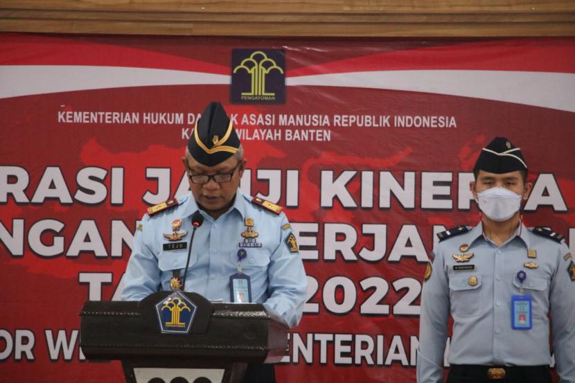 Kepala Kanwil Kemenkumham Banten, Tejo Harwanto.