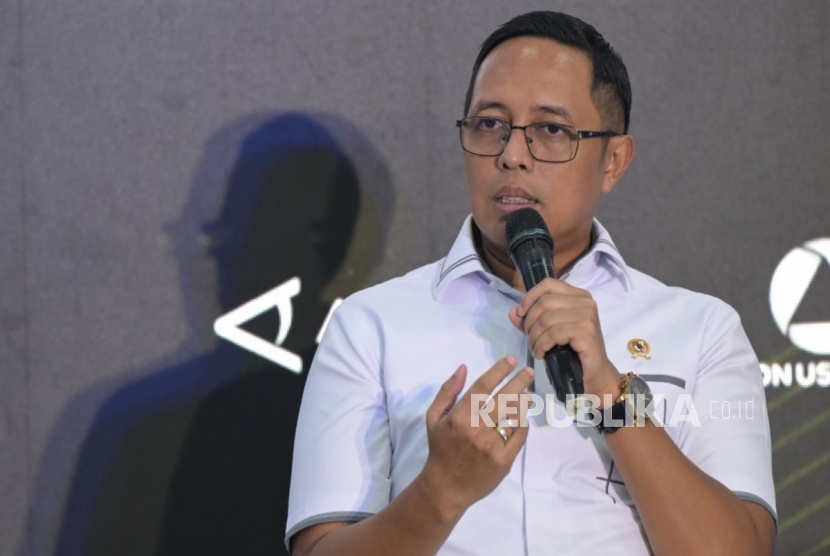 Kepala PCO Hasan Nasbi di Antara Heritage Center, Jakarta Pusat, Senin (16/6/2025).