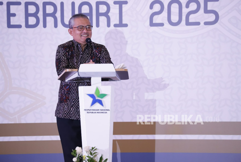 Kepala Perpustakaan Nasional Republik Indonesia (Perpusnas) E. Aminudin Aziz menutup Rapat Koordinasi Nasional (Rakornas) Bidang Perpustakaan Tahun 2025, Rabu (5/2/2025).