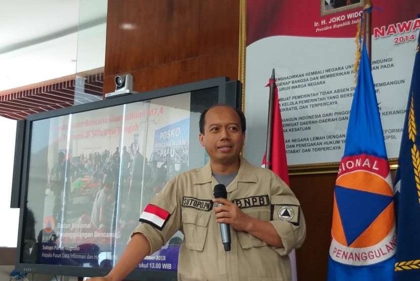 National Disaster Management Agency (BNPB) Head for Data, Information, and Public Relations Center Sutopo Purwo Nugroho