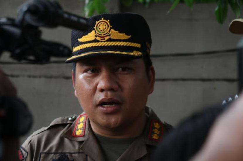 Kepala Satuan Polisi Pamong Praja (Satpol PP) Jakarta Pusat (Jakpus), Bernard Tambunan.