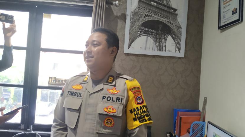 Kepala Seksi Humas Polresta Yogyakarta, AKP Timbul Sasana Raharjo saat ditemui di Mapolresta Yogyakarta, Senin (8/1/2024). 