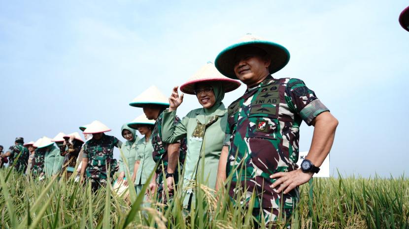Kepala Staf Angkatan Darat (KSAD) Jenderal TNI Dudung Abdurachman mendukung program ketahanan pangan yang dicanangkan pemerintah dengan menjadikan sektor pertanian sebagai program strategis nasional untuk mewujudkan swasembada pangan.