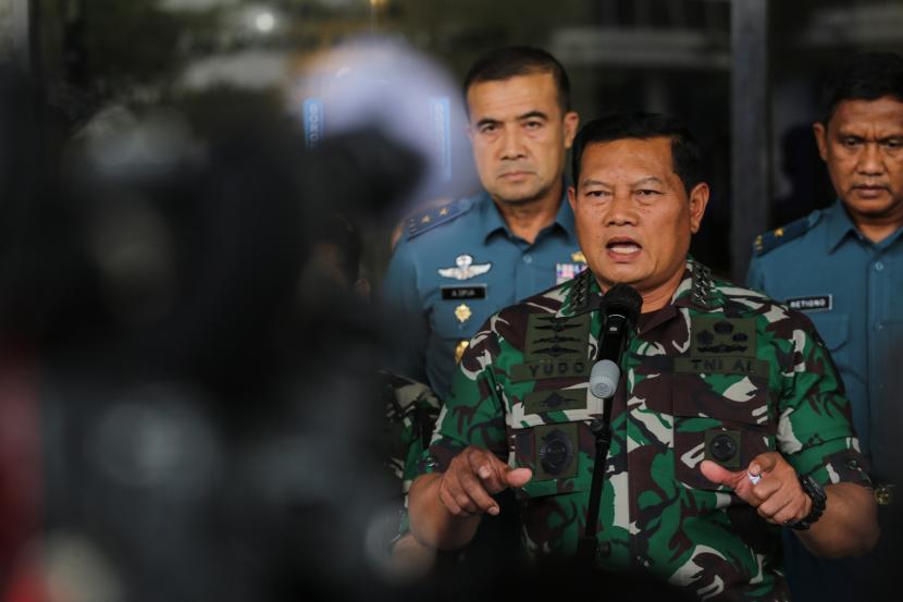 Kepala Staf Angkatan Laut (KSAL) yang juga diusulkan sebagai Panglima TNI, Laksamana TNI Yudo Margono.