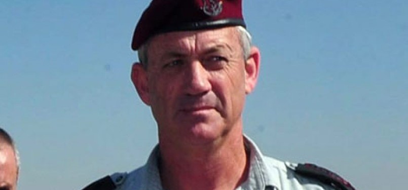 Kepala staf gabungan angkatan bersenjata Israel, Benny Gantz