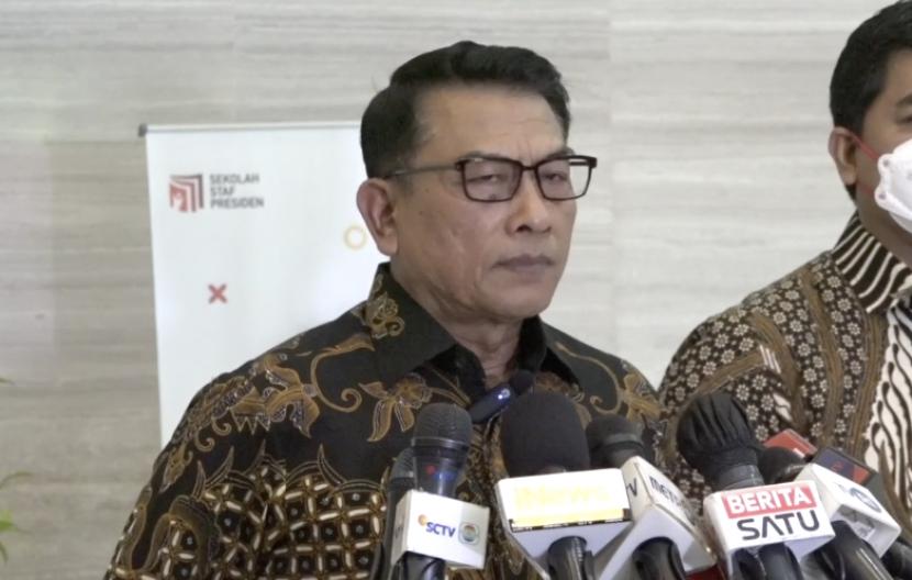 Kepala Staf Kepresidenan Indonesia Moeldoko. MA menolak kasasi Moeldoko terkait KLB Partai Demokrat.