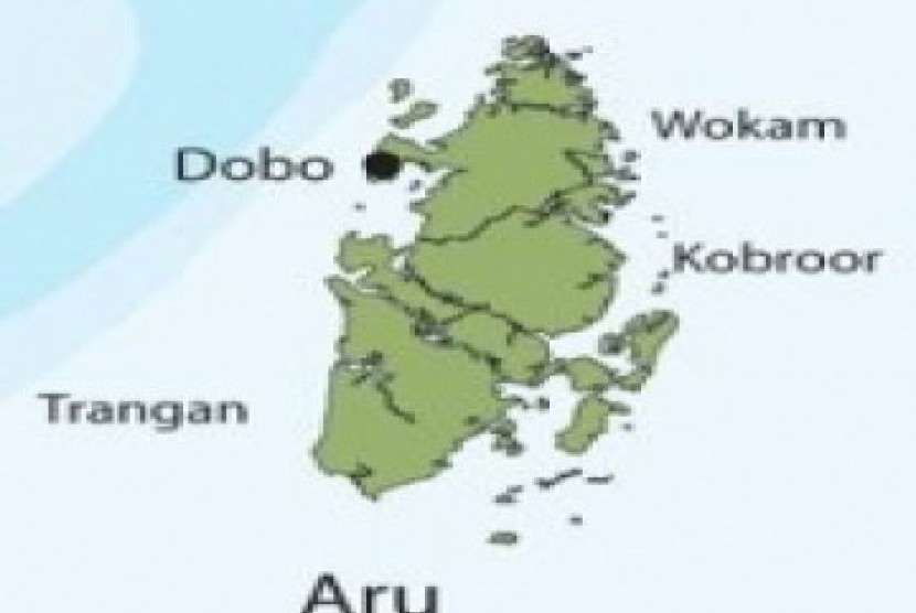 Peta salah satu Kepulauan Maluku. (Ilustrasi)