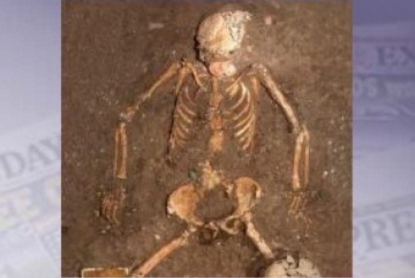 Kerangka manusia pra-Hispanik