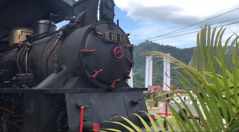 Kereta Api wisata Mak Itam di Sawahlunto yang diresmikan Menteri BUMN, Erick Thohir, Selasa (20/12/2022) 