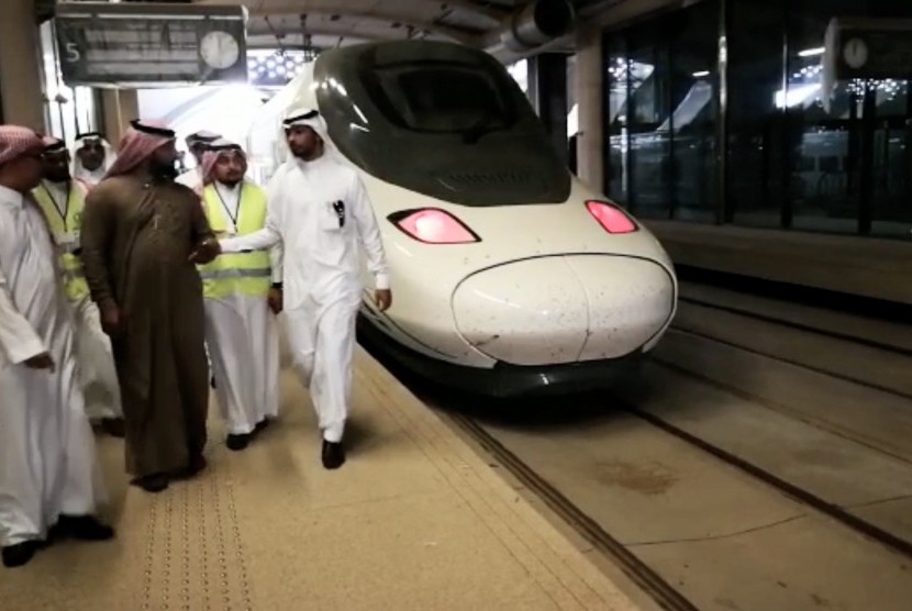 Layanan Kereta Api Saudi Kembali Beroperasi Mulai 31 Mei. Kereta cepat di Arab Saudi