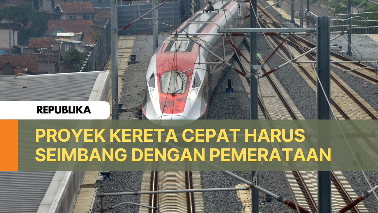 Soal Kereta Cepat Jakarta-Surabaya, AHY Singgung Pemerataan Pembangunan