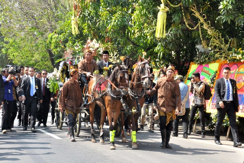 Iringan kereta kuda akan mewarnai pernikahan putri Presiden Joko Widodo Kahiyang Ayu dan Bobby Nasution, sama seperti saat pernikahan kakaknya, Gibran dan Selvi (ilustrasi) 