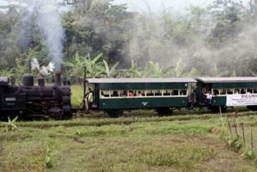 Kereta uap dari Stasiun Ambarawa