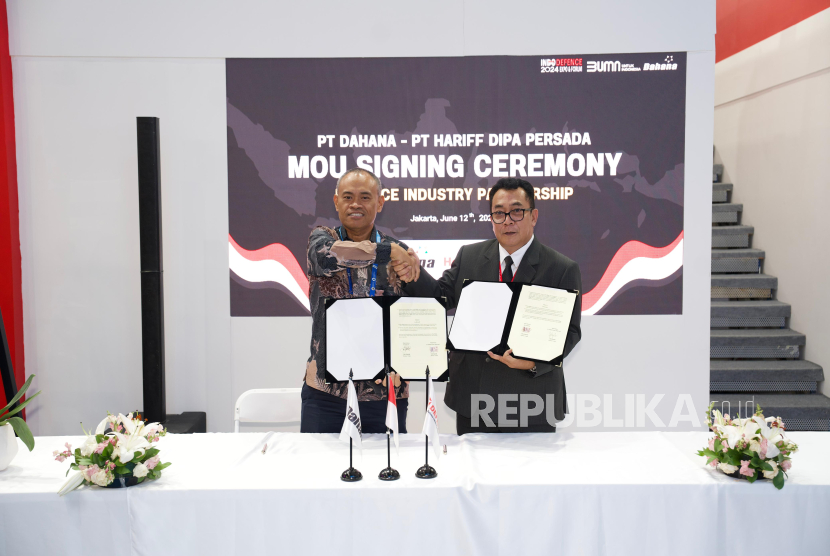 Kerja sama Hariff Defense dan PT Dahana.
