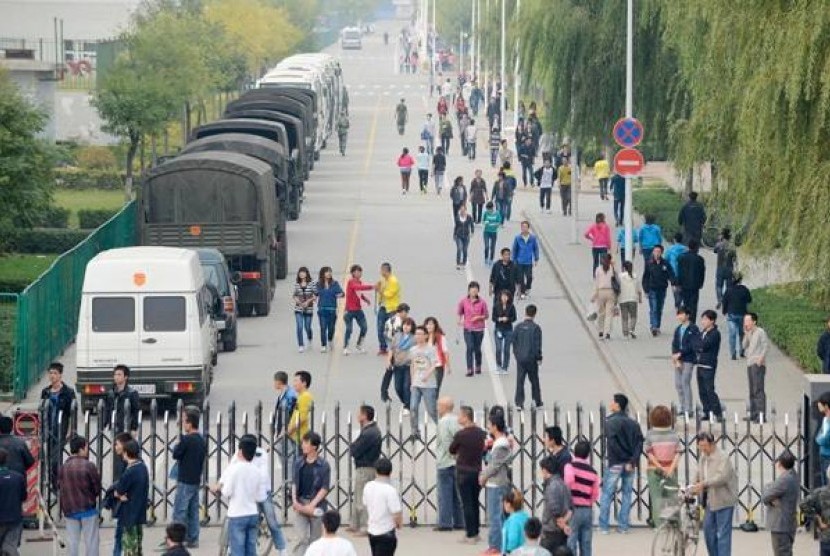 Kerusuhan antarpegawai pabrik Foxconn di Taiyuan, Cina