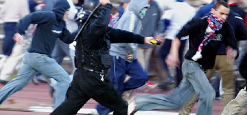 Kerusuhan sepak bola/ilustrasi
