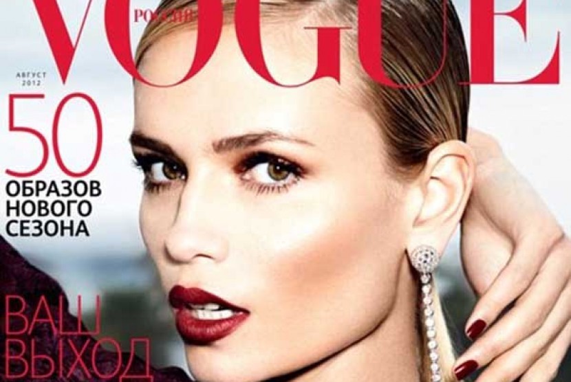 Kesalahan photoshop dalam majalah Vogue
