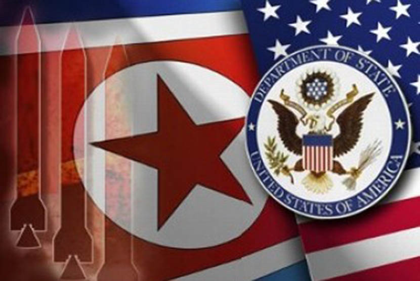 Ketegangan antara AS dengan Korea Utara (ilustrasi)