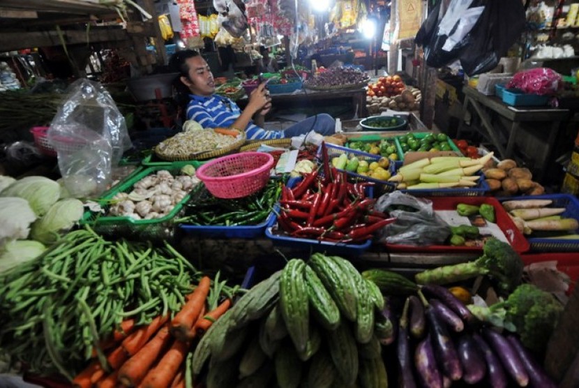 Harga bahan makanan menyebabkan inflasi pada Juni 2019.