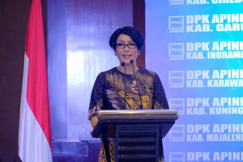 Ketua Dewan Pimpinan Provinsi (DPP) Asosiasi Pengusaha Indonesia (Apindo) Jawa Barat Ning Wahyu Astutik.